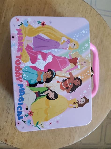 disney princess metal mini lunch box|walt Disney world lunch box.